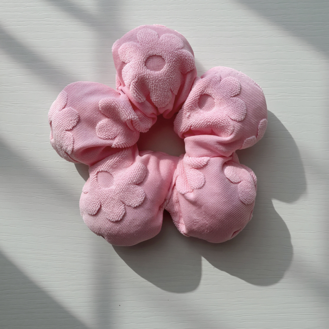 Pretty Puff Periwinkle Scrunchies