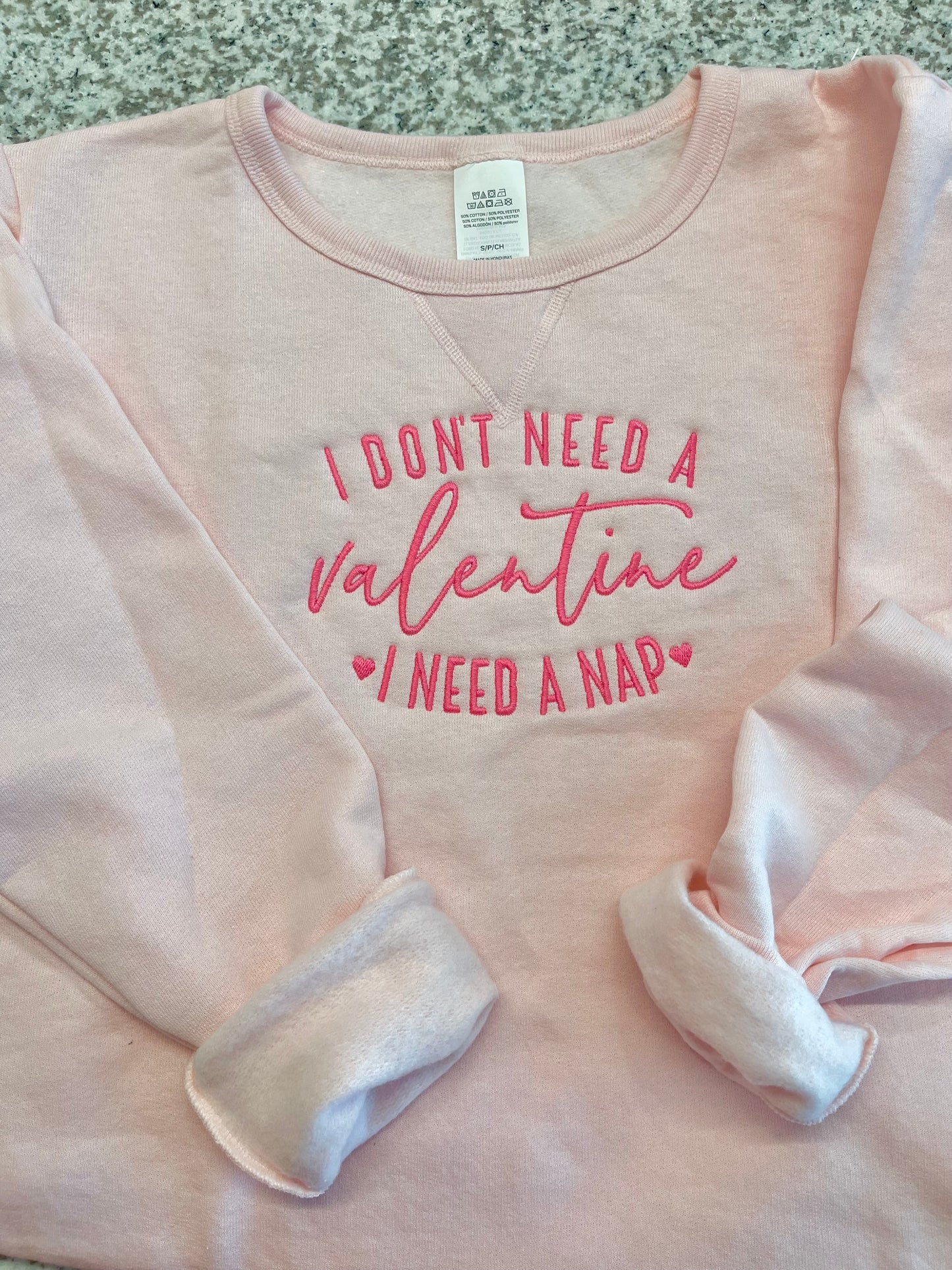 No Valentine Sweatshirt