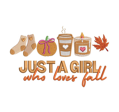 A Girl Who Loves Fall Sweatshirt