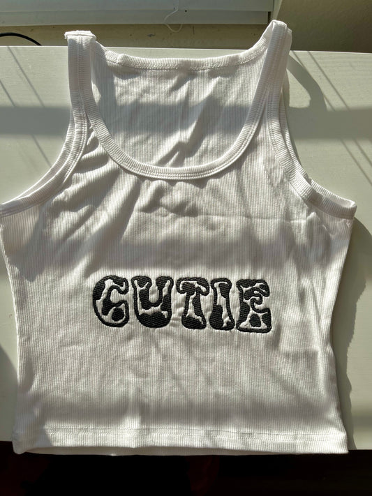 Cow Print Cutie Ribbed Tank