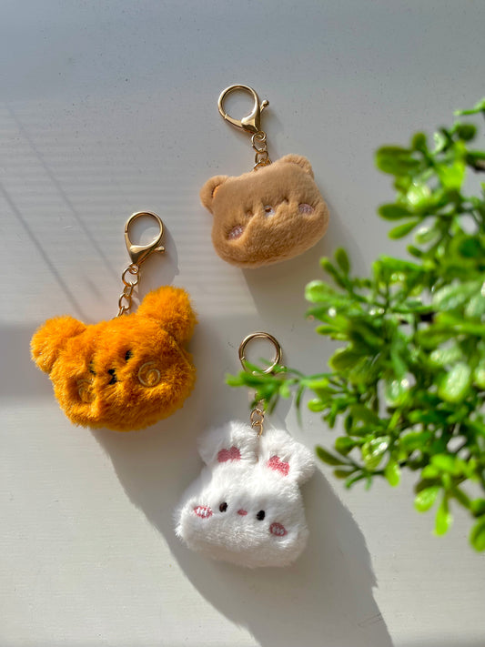 Fluffy Animal Keychains