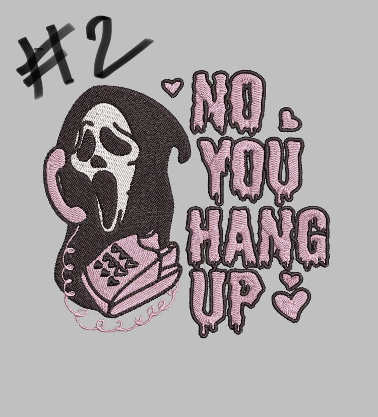 No, you hang up Sweatshirt